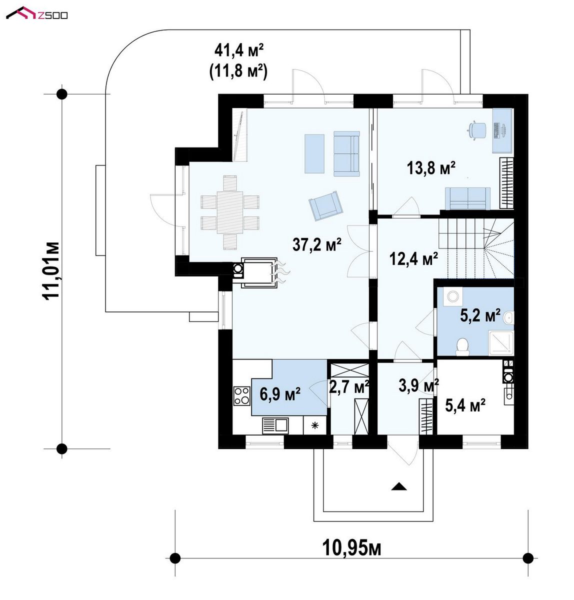Проект дома P63