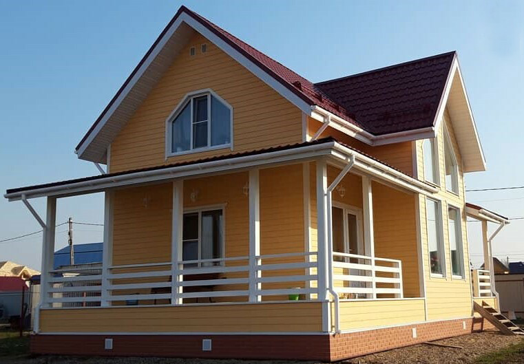 Каркасный дом в Любимовке