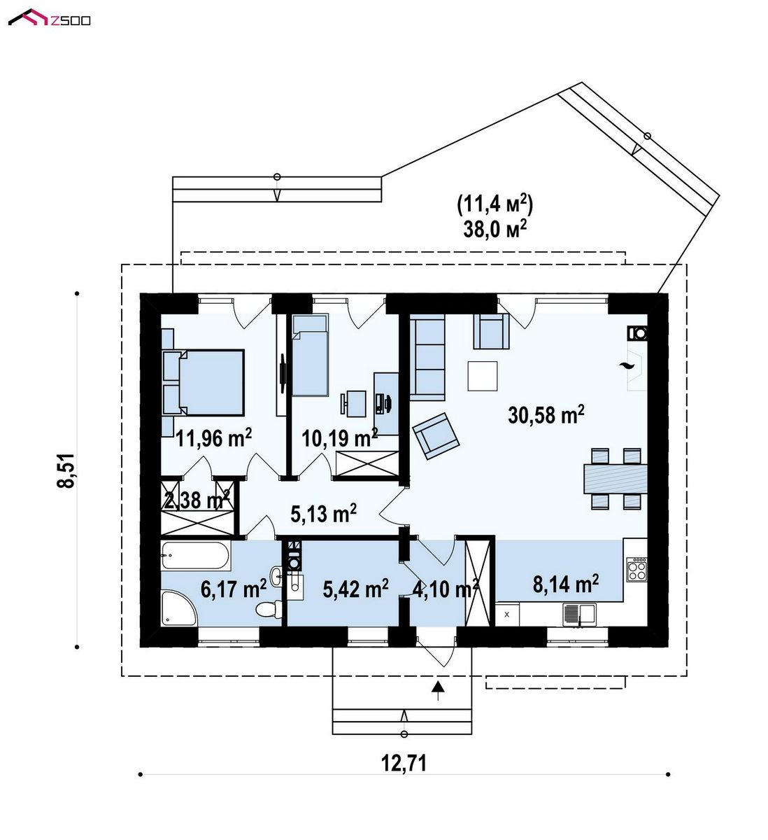 Проект дома P313